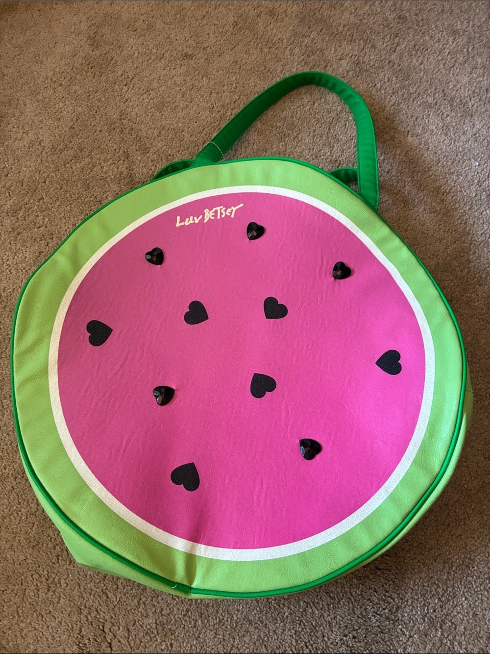 Luv Betsey by Betsey Johnson Watermelon Insulated Cooler Bag | Pink Green Tote